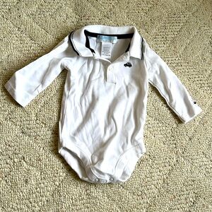 Janie and Jack Car Polo Onesie Bodysuit Long Sleeve